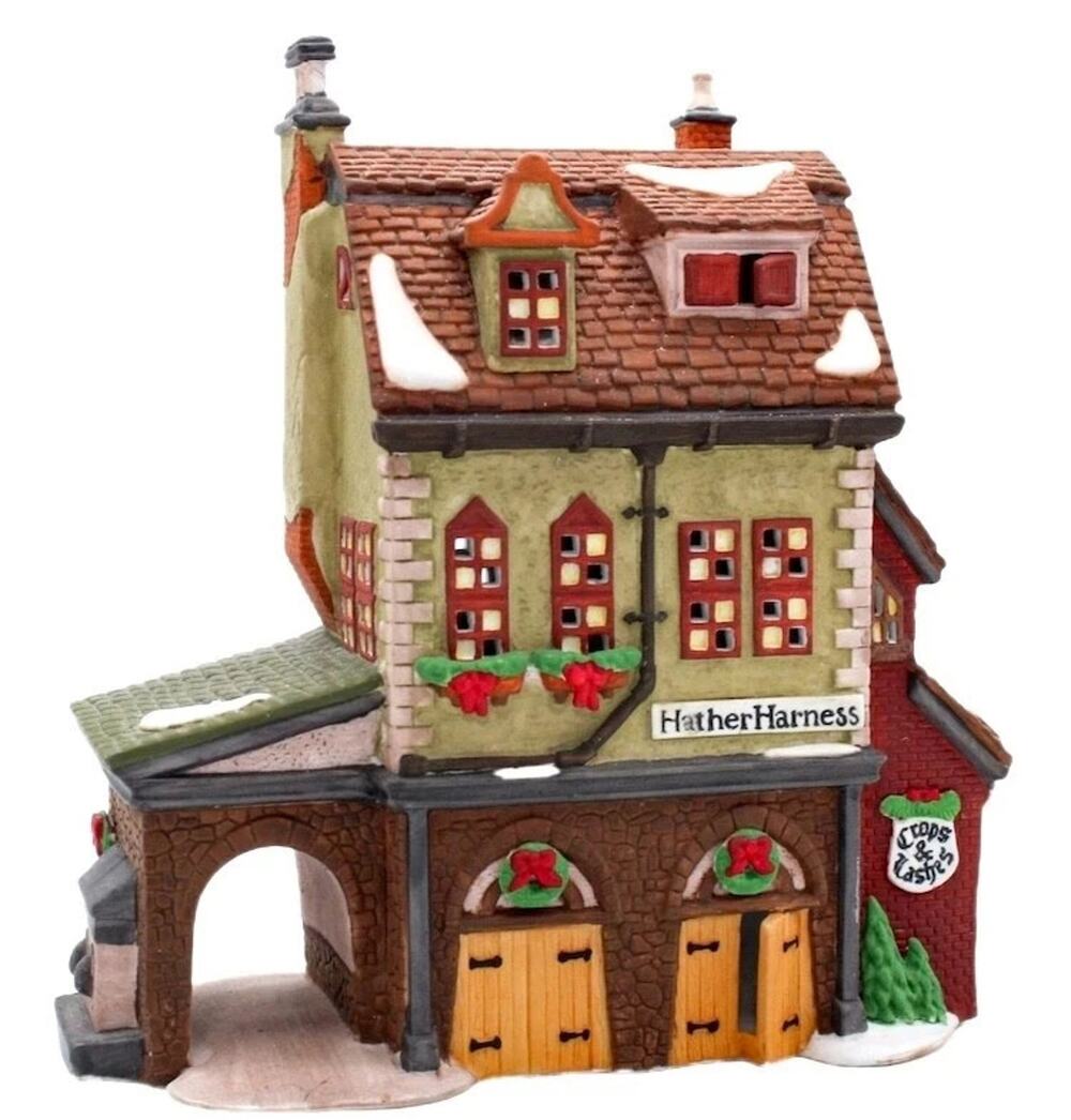 Vintage Dept 56 Dickens Village Hather Harness w/ Box NO Light